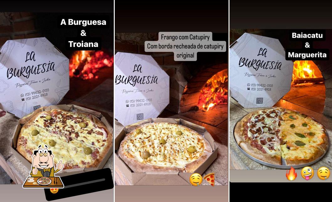 Escolha pizza no La Burguesia Restaurante & Pizzaria Delivery