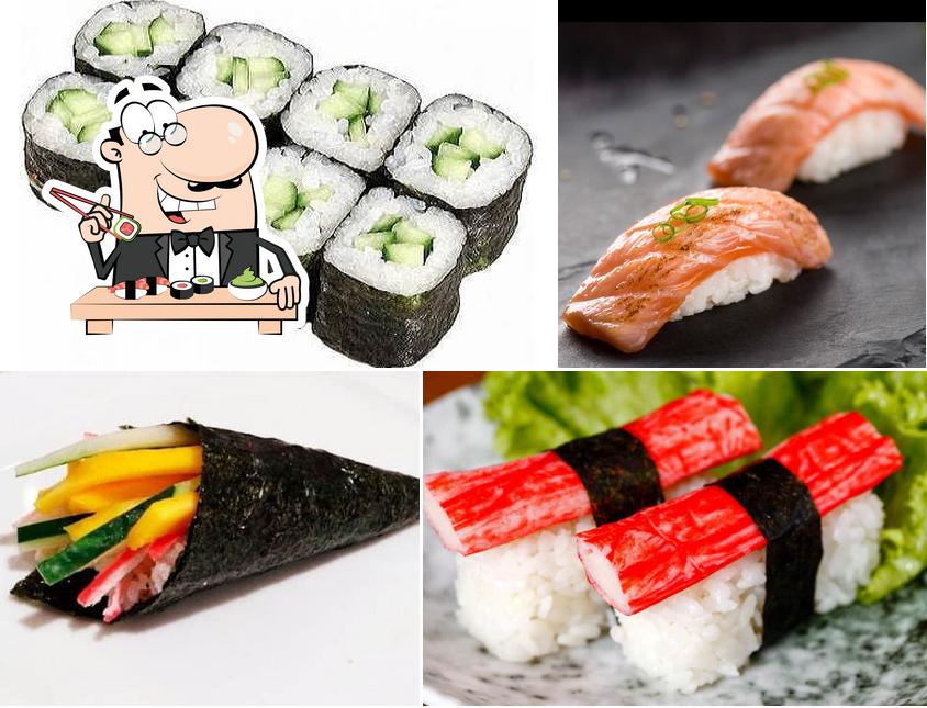 Escolha diversas opções de sushi