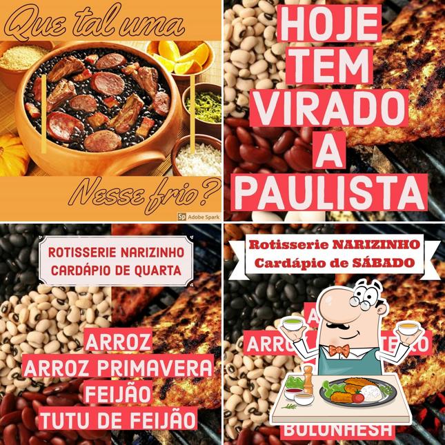 Comida em Narizinho Rotisserie