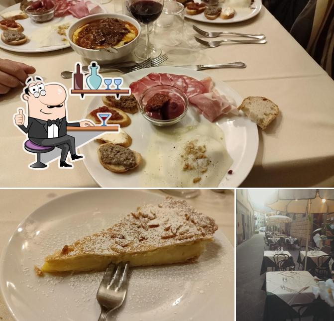 Dai un’occhiata alla immagine che raffigura la interni e cibo di Trattoria Paccì