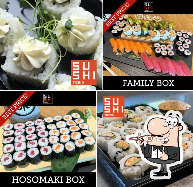 Prova le diverse opzioni di sushi