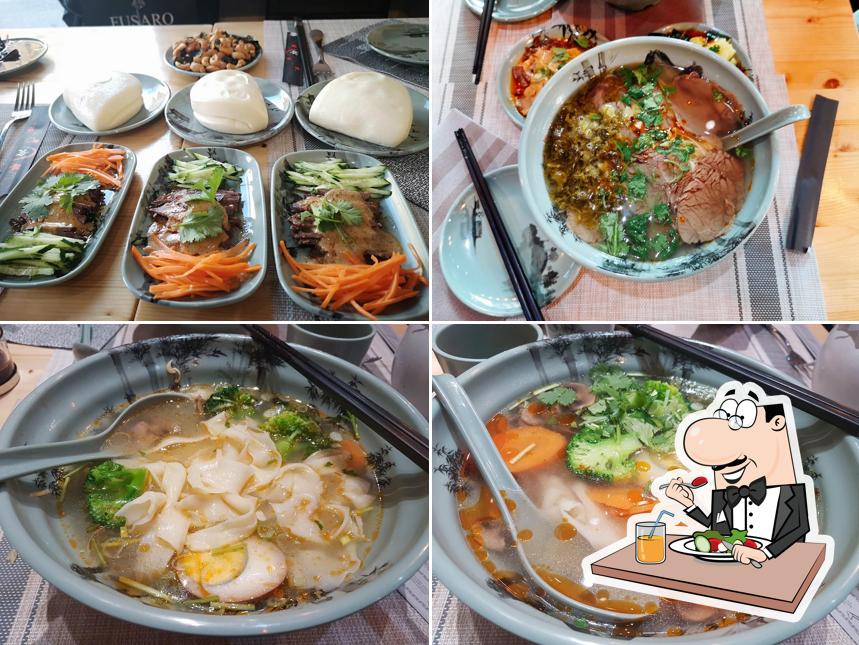 Gerichte im Lanzhou Ramen （樂家)