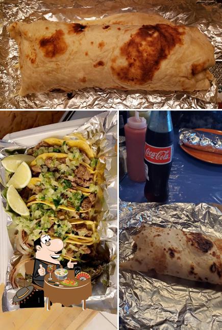 Food at Julian’s Burritos