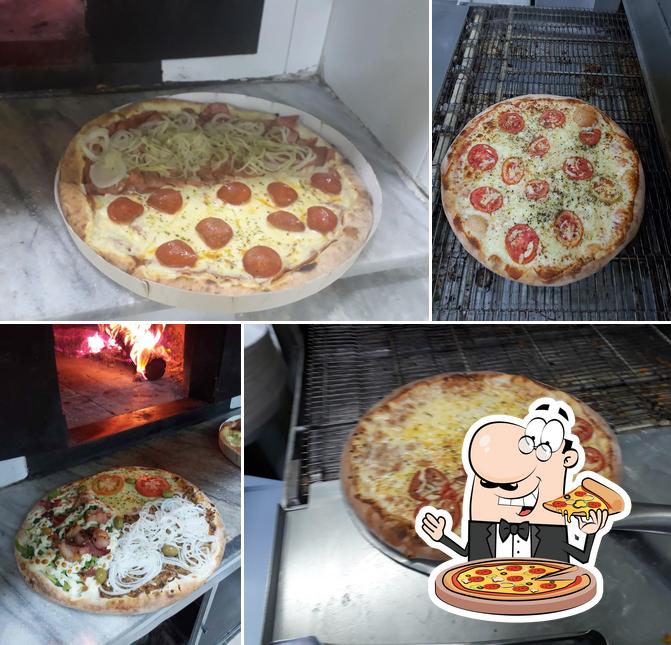 Consiga pizza no Pizzaria Orobo