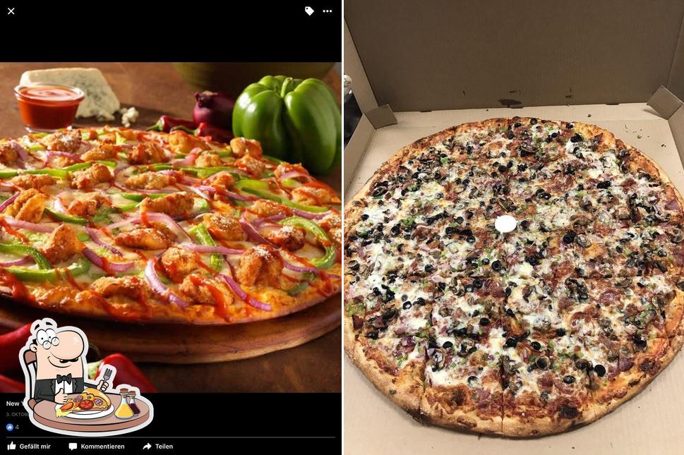 En Moe’s Giant Pizza, puedes probar una pizza