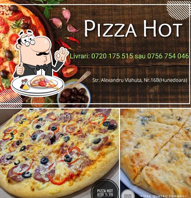 Get pizza at Pizza Hot