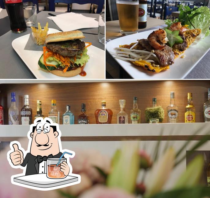 L’image de la boire et burger concernant Hello Viêtnam