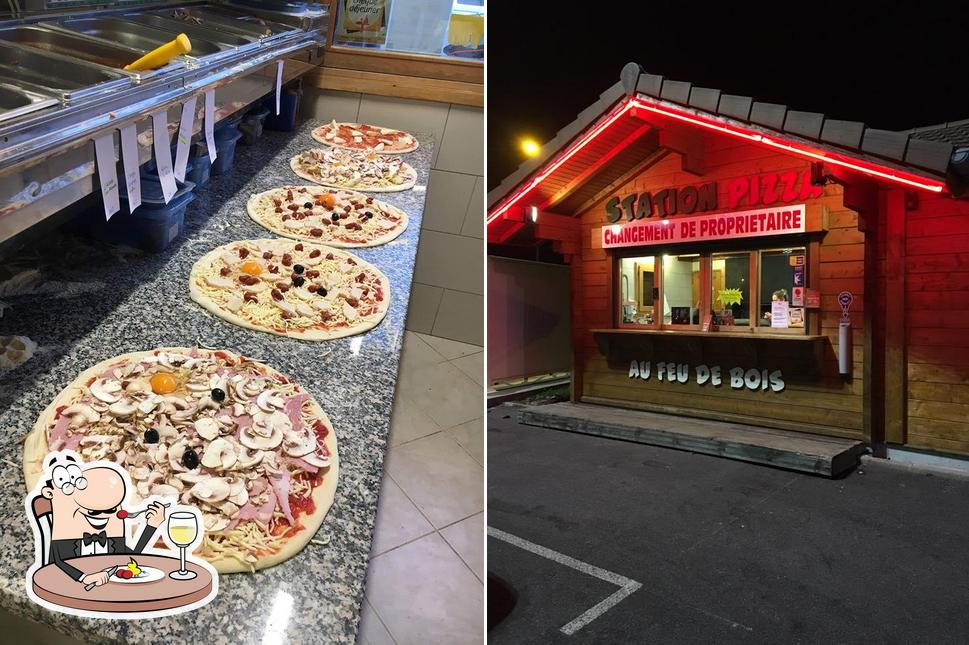 Nourriture à Pizza Les Clus