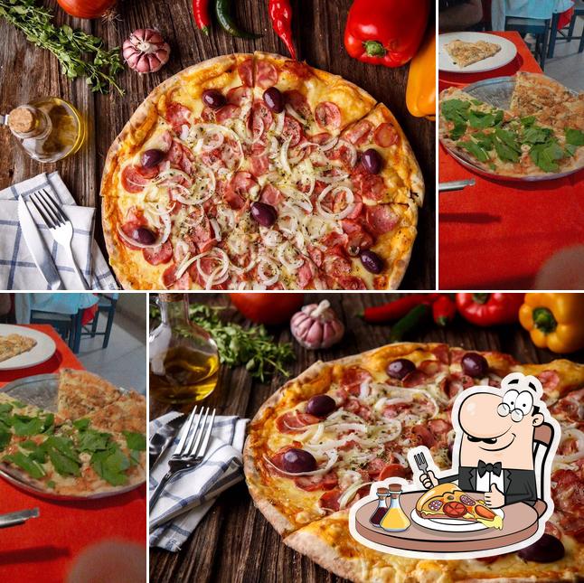 Escolha pizza no Vida Massa Pizzaria e Restaurante