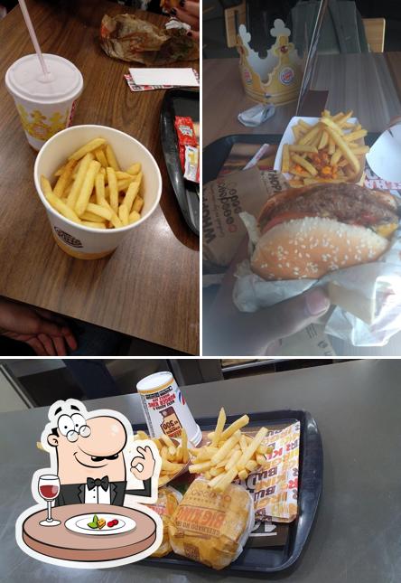 Comida em Burger King