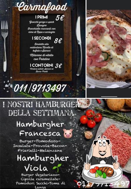 Prenditi i un pasto a base di carne a Carmafood