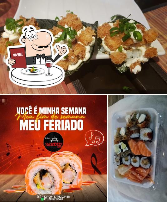 Comida em Mariotto Sushi