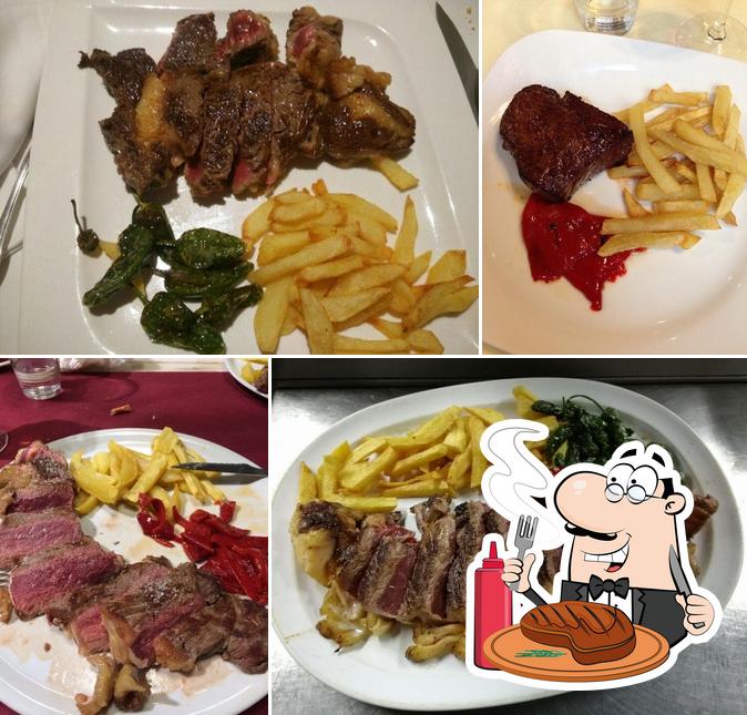 Закажите мясные блюда в "Mesón Goya Restaurante Santander"