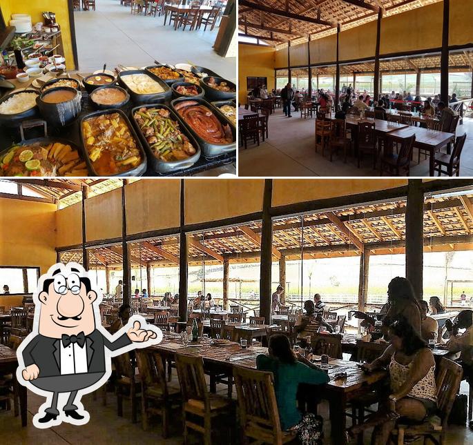 El interior de Restaurante Rural e fazendinha São Benedito