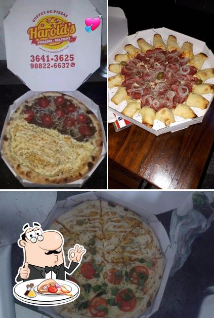 Peça diferentes estilos de pizza