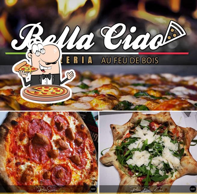 A Bella Ciao pizzeria, vous pouvez commander des pizzas