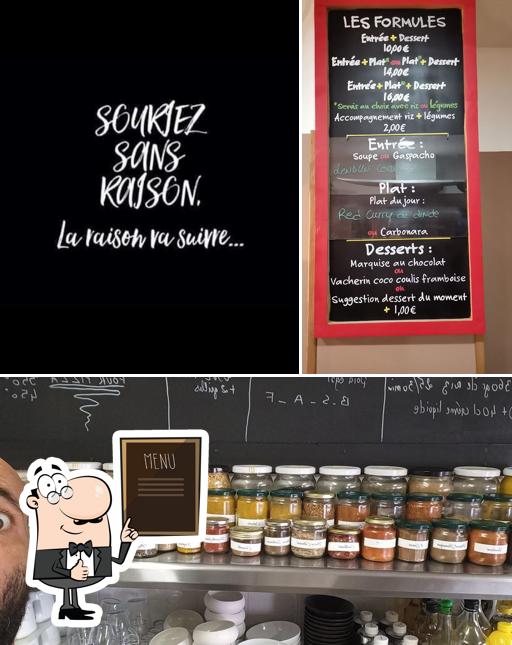 Découvrez le menu du jour sur le tableau