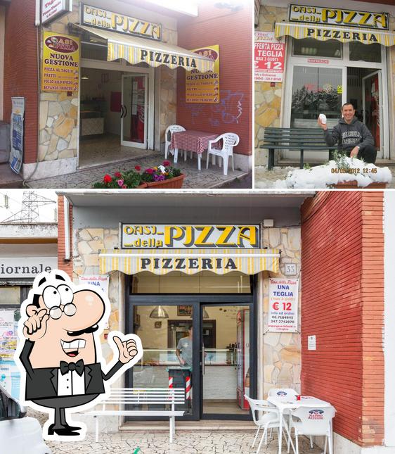 Gli interni di Oasi della Pizza