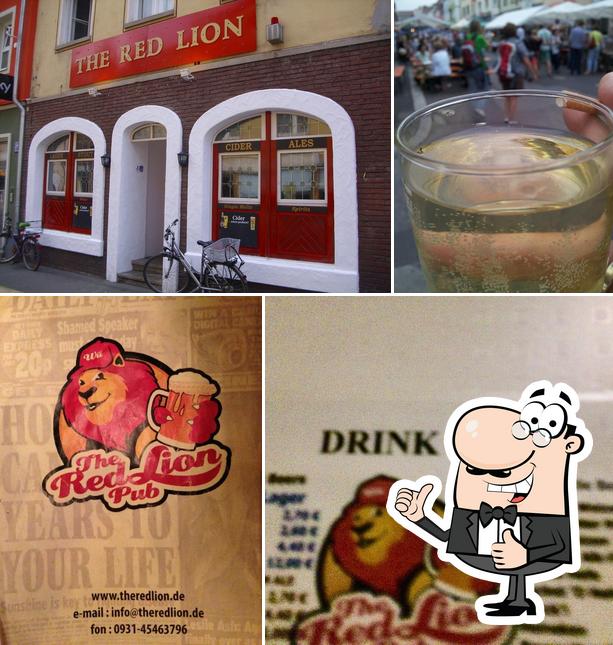 Это снимок паба и бара "The Red Lion Pub - Würzburg"