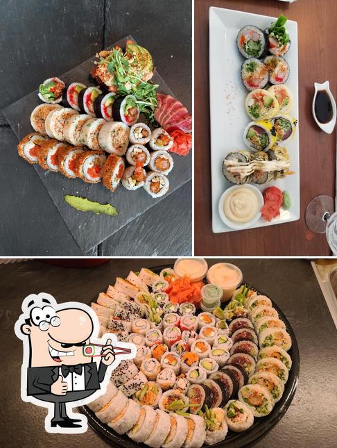Sushi M & Cie sirve rollitos de sushi