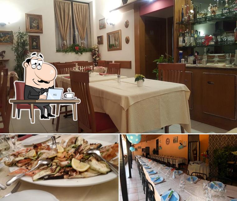 Guarda la foto che presenta la interni e cibo di Ristorante Da Terry