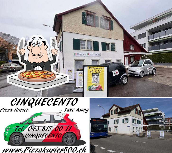 A Cinquecento Pizza Kurier, puoi goderti una bella pizza