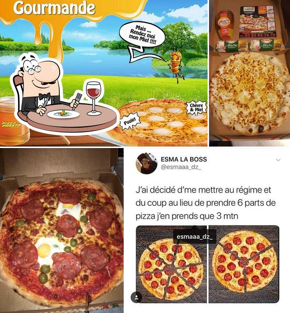 Nourriture à Pizza Presto