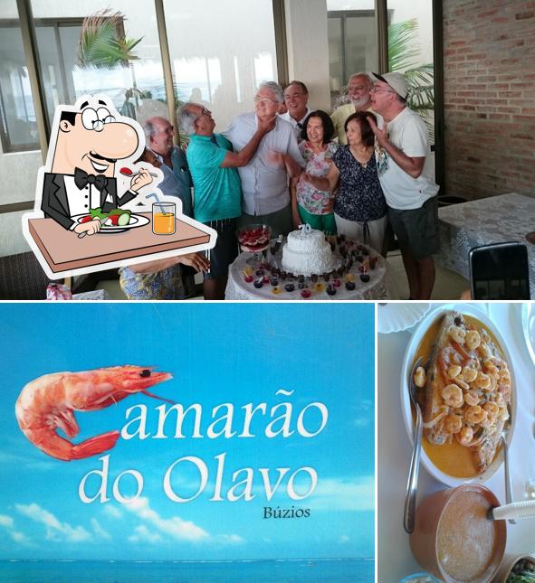 Comida em Camarão do Olavo