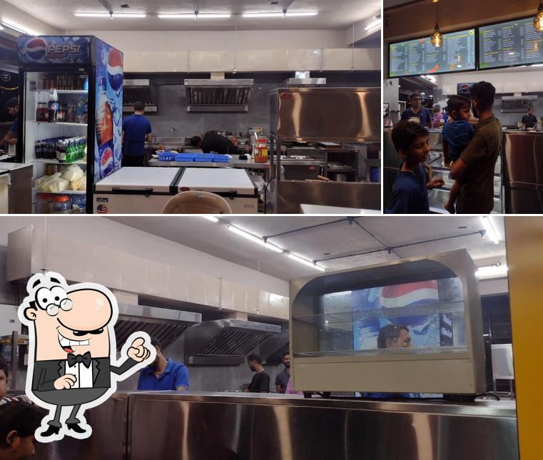 The interior of Jay Jalaram Snacks & Fastfood