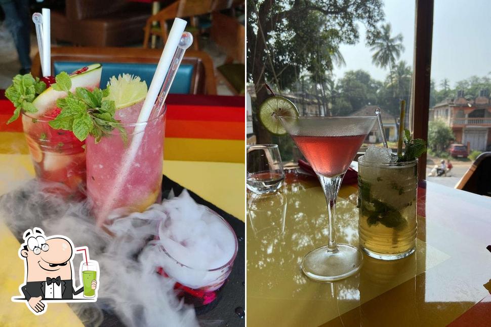 Enjoy a beverage at NOAA Social Dining Goa