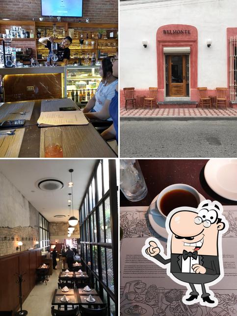 Посмотрите на внутренний интерьер "Cafe Belmonte Bar"