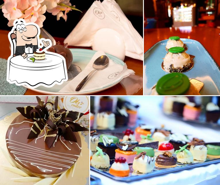 Oki's Cafe serviert eine Vielfalt von Süßspeisen