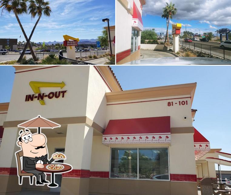 Check out the outside part of In-N-Out Burger