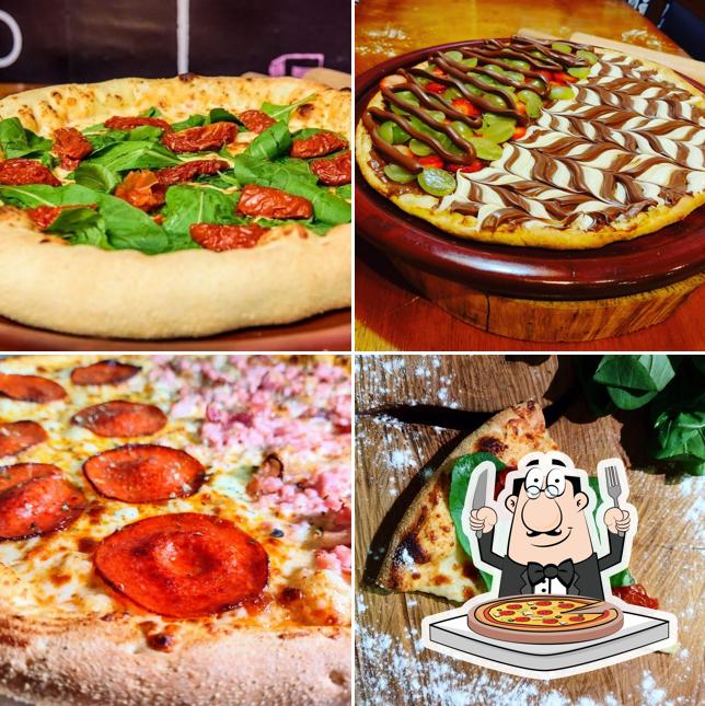 Experimente diferentes tipos de pizza