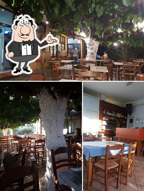 The interior of Tavern Bakoutis Nikolaos