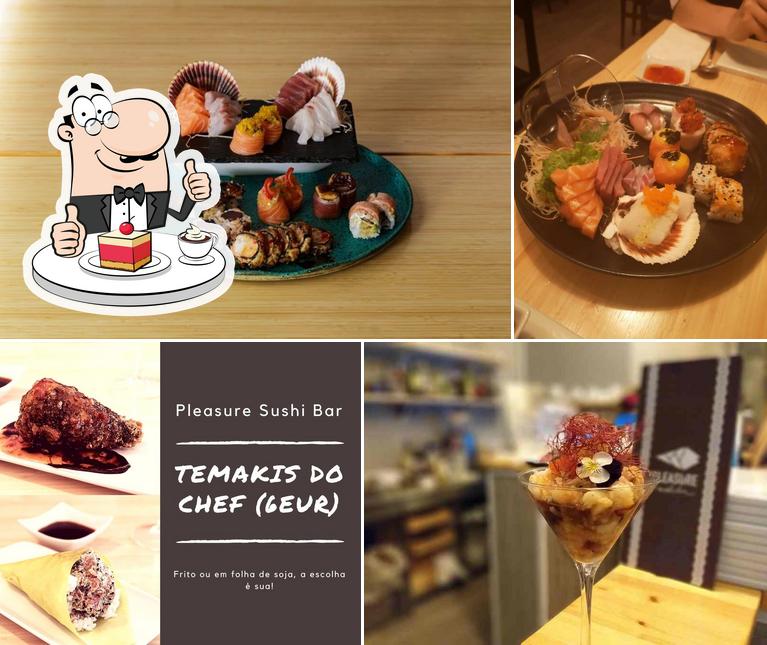 Pleasure Sushi Bar oferece uma escolha de pratos doces