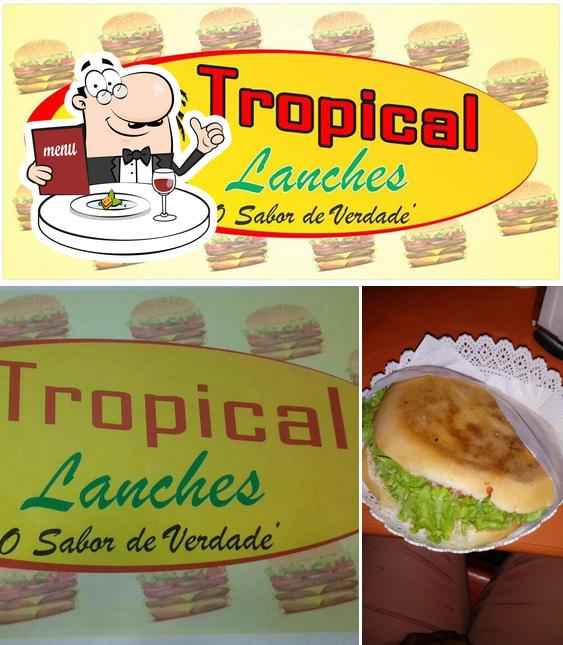 Comida em Tropical Lanches