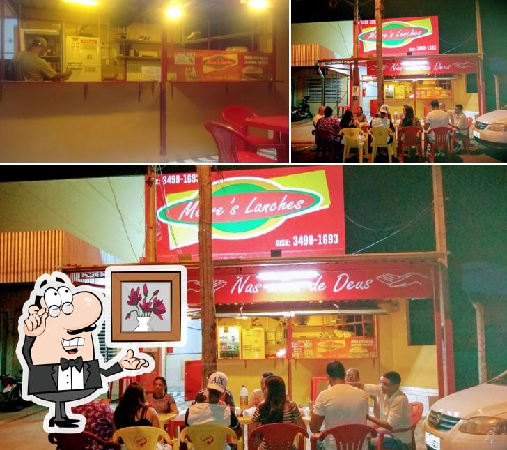 O interior do Meire's Lanches - Nova Odessa