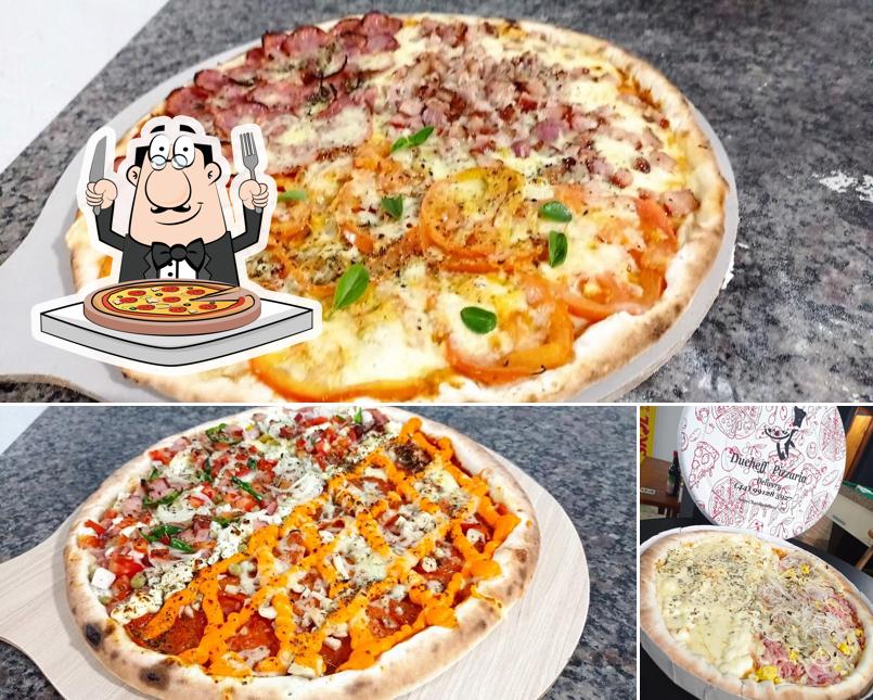 No Du Cheff Pizzaria, você pode desfrutar de pizza