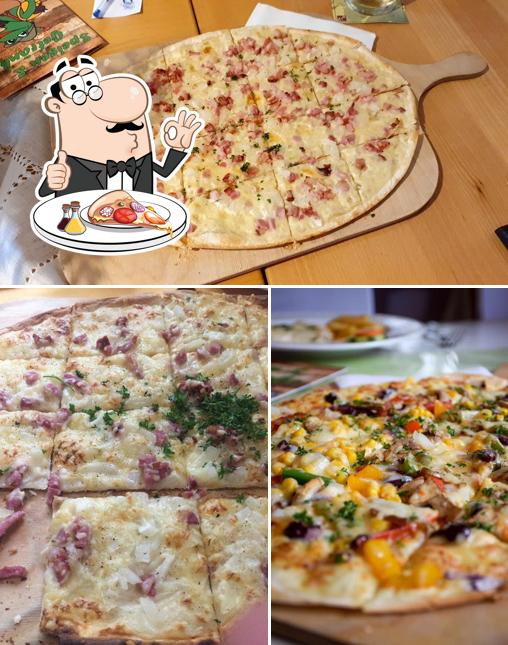 Choisissez des pizzas à Gasthaus & Biergarten Quack Am Wildpark