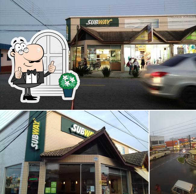 O exterior do Subway