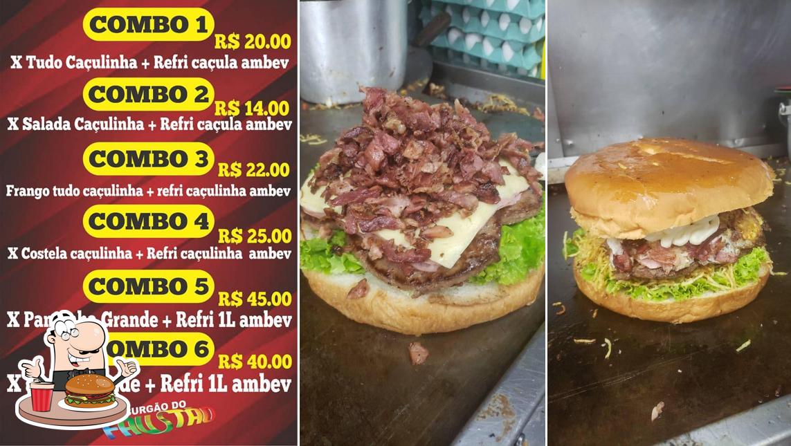 Delicie-se com um hambúrguer no Faustão Lanches