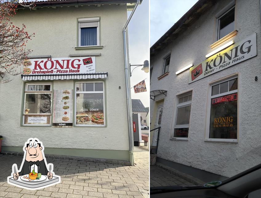 Comida en König Pizza