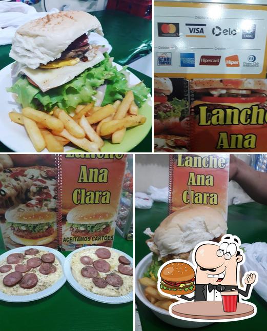 Try out a burger at Lanche Ana Clara