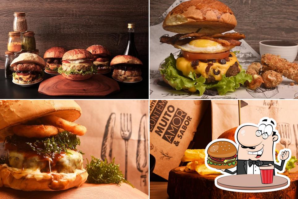 Consiga um hambúrguer no Gaby Gourmet Burger