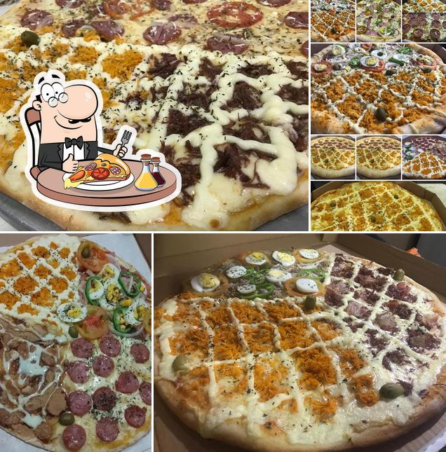 Consiga pizza no Pizzaria Village