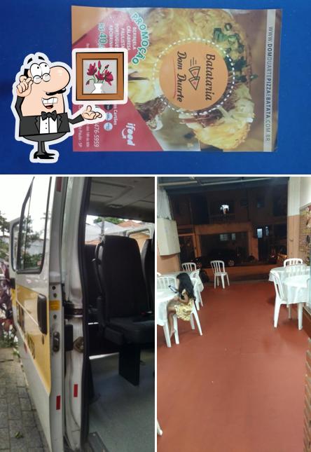 O interior do Dom Duarte - Pizzaria e Batataria em Cambuci