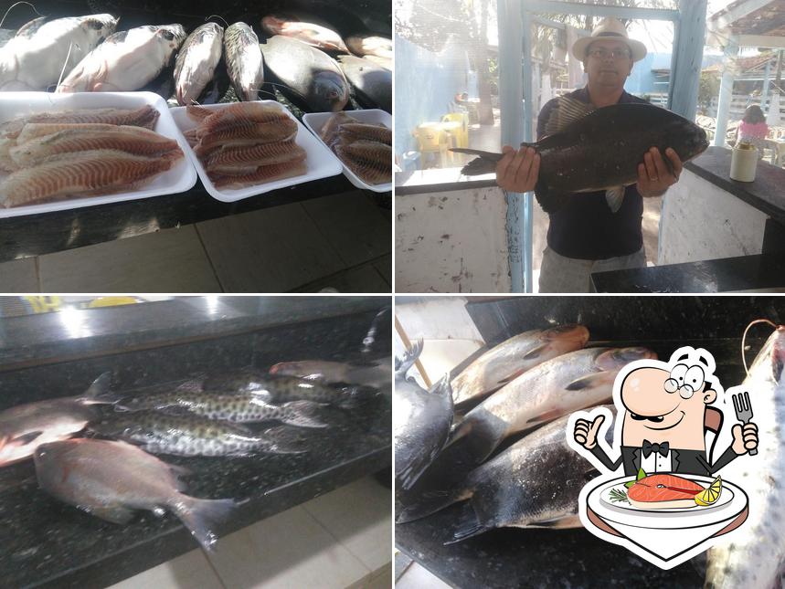 Pesca Esportiva Fazendinha Douradinho serve um menu para amantes de pratos de peixe