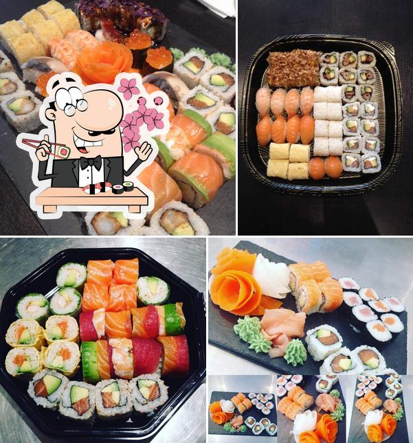 Essayez de nombreuses options de sushi