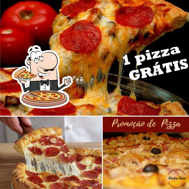 Consiga diversos estilos de pizza